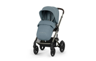 copy of Važiuoklė Cybex Priam V4 Chrome Black su juoda rankena