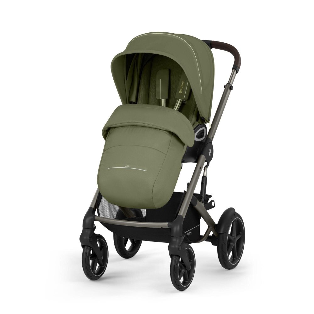 copy of Važiuoklė Cybex Priam V4 Chrome Black su juoda rankena
