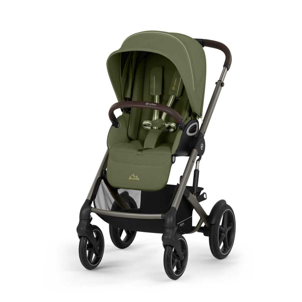 Sportinis vežimėlis Cybex Talos S Lux TPE, Moss Green-Vaikiški vežimėliai, Sportiniai vežimėliai-e-vaikas