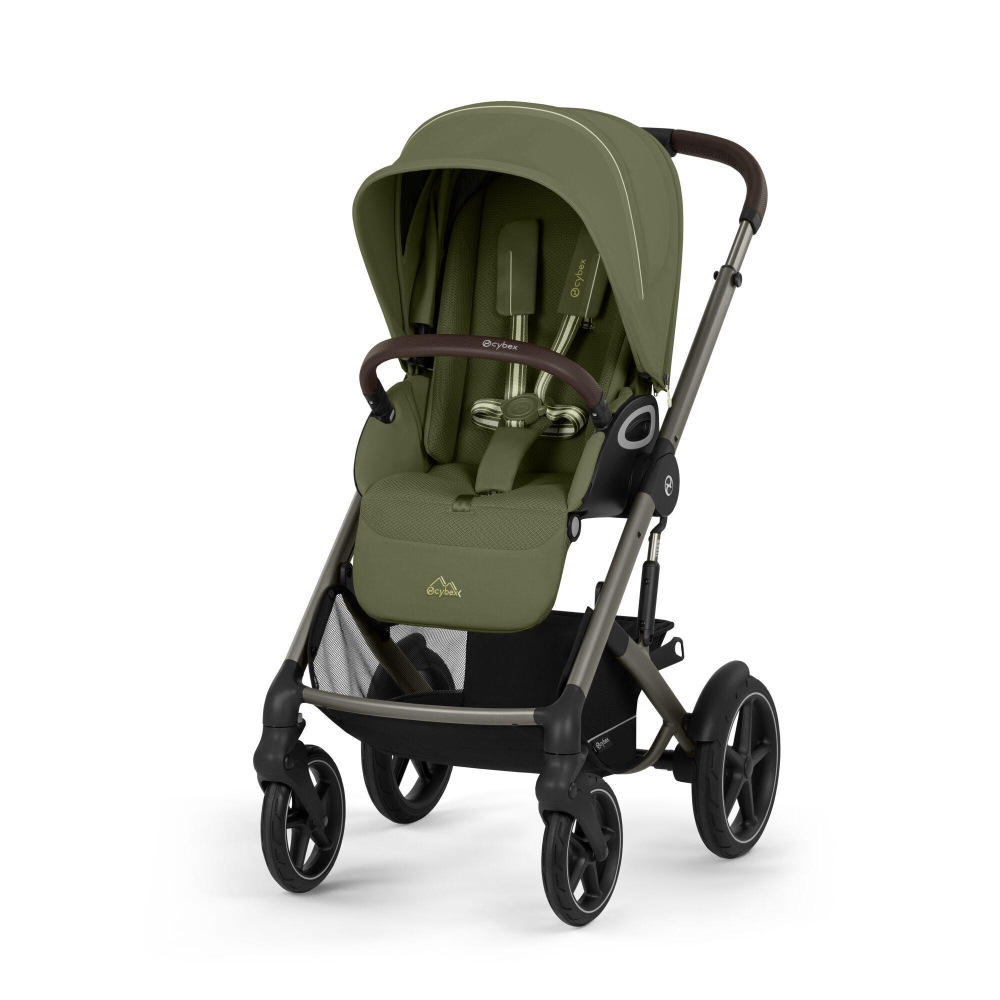Sportinis vežimėlis Cybex Talos S Lux TPE, Moss Green-Vaikiški vežimėliai, Sportiniai vežimėliai-e-vaikas