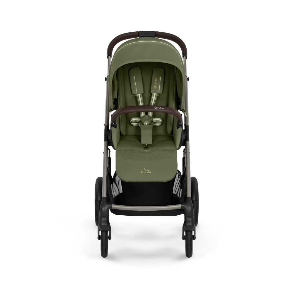 Sportinis vežimėlis Cybex Talos S Lux TPE, Moss Green-Vaikiški vežimėliai, Sportiniai vežimėliai-e-vaikas