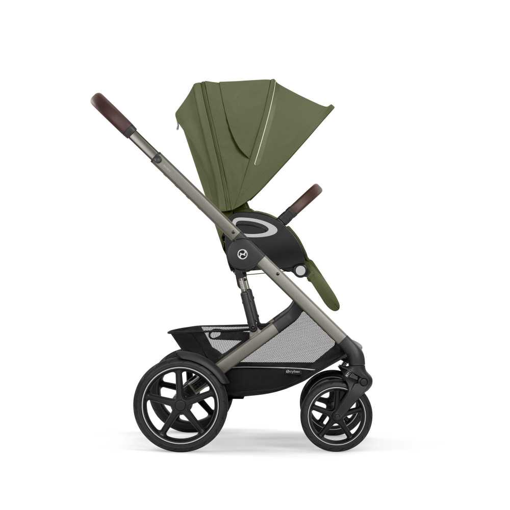 Sportinis vežimėlis Cybex Talos S Lux TPE, Moss Green-Vaikiški vežimėliai, Sportiniai vežimėliai-e-vaikas