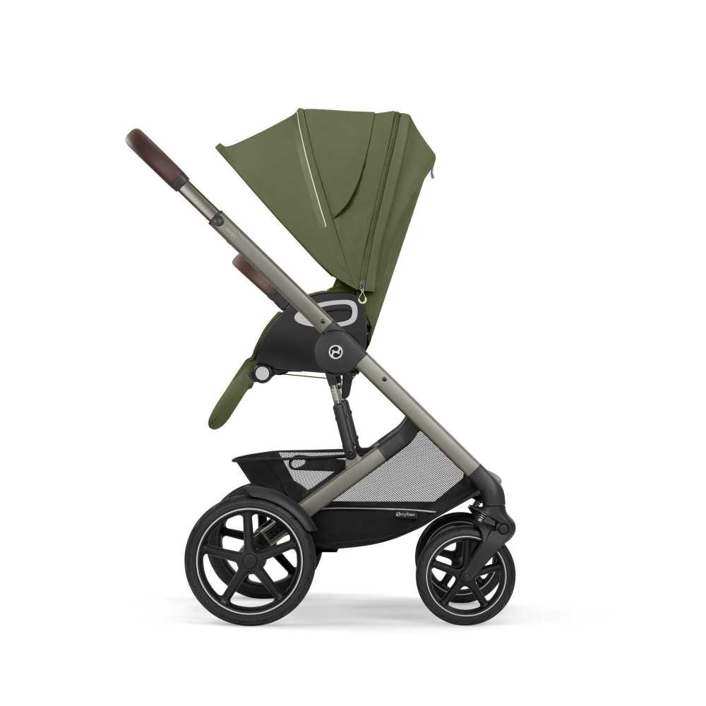 Sportinis vežimėlis Cybex Talos S Lux TPE, Moss Green-Vaikiški vežimėliai, Sportiniai vežimėliai-e-vaikas