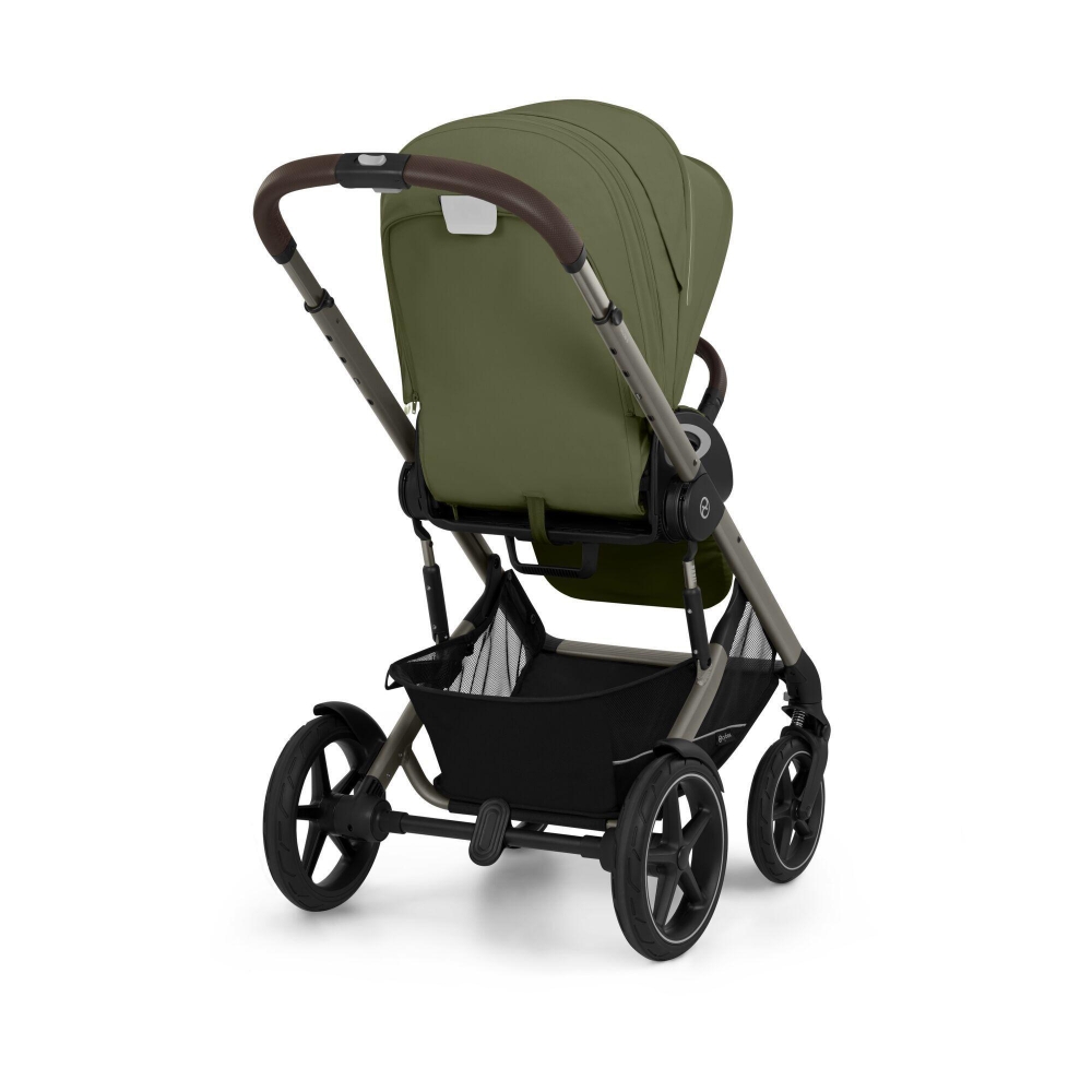copy of Važiuoklė Cybex Priam V4 Chrome Black su juoda rankena