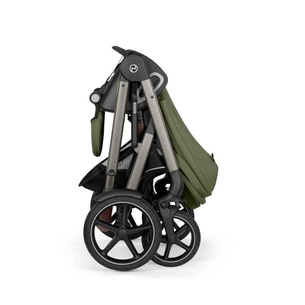 Sportinis vežimėlis Cybex Talos S Lux TPE, Moss Green-Vaikiški vežimėliai, Sportiniai vežimėliai-e-vaikas