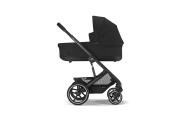 copy of Važiuoklė Cybex Priam V4 Chrome Black su juoda rankena