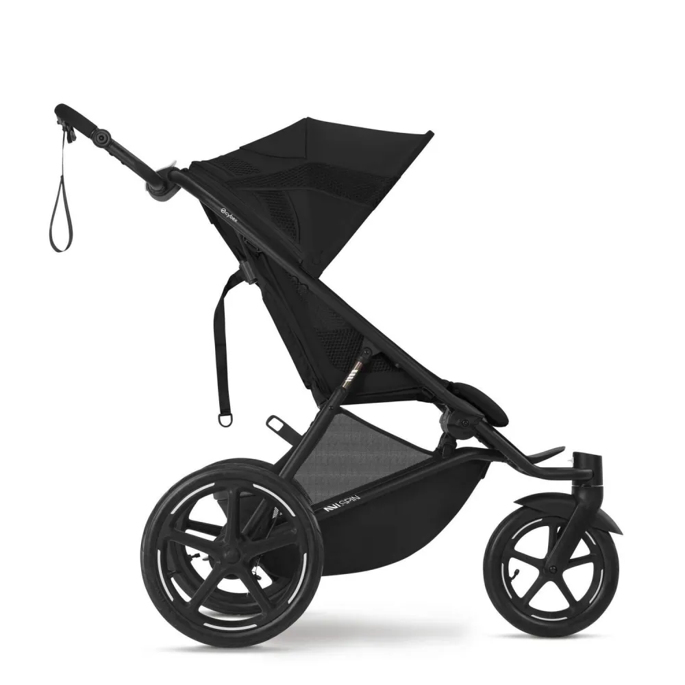 copy of Važiuoklė Cybex Priam V4 Chrome Black su juoda rankena