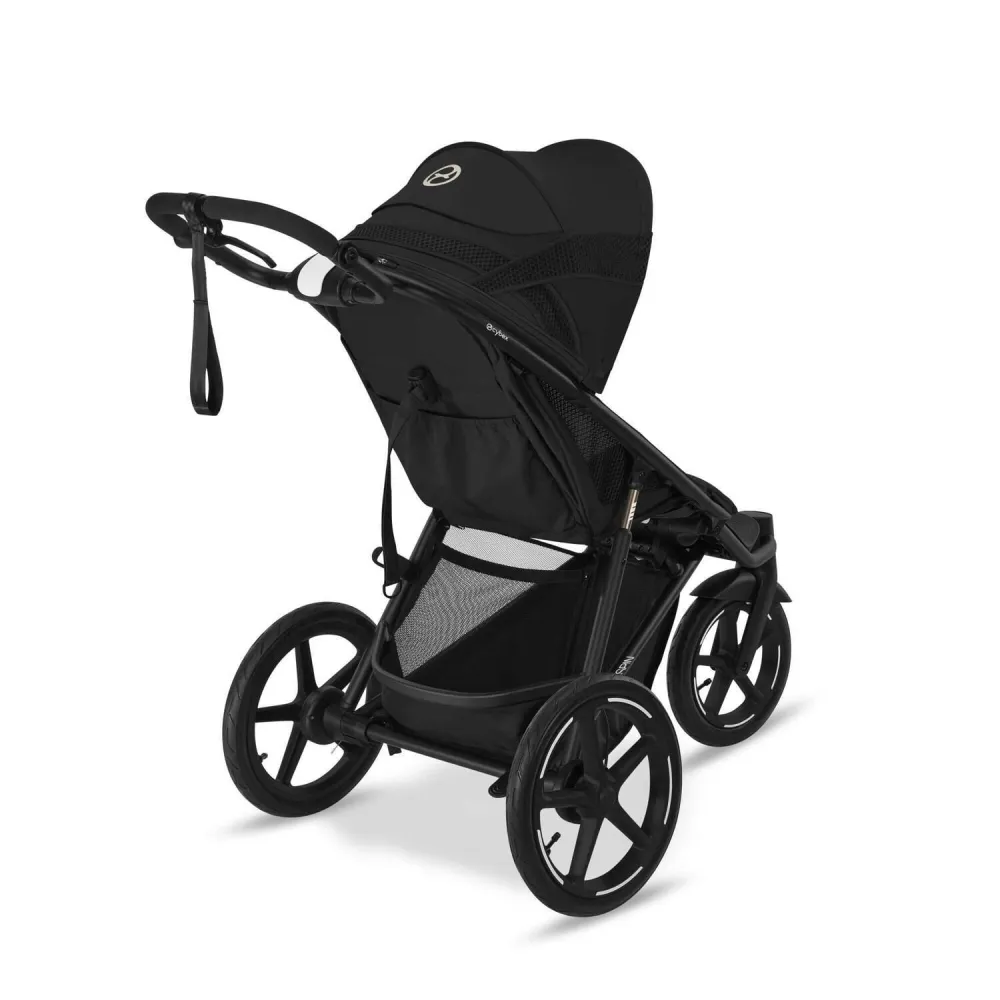 copy of Važiuoklė Cybex Priam V4 Chrome Black su juoda rankena