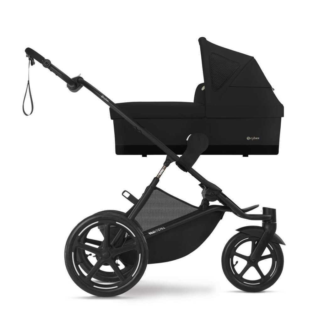 copy of Važiuoklė Cybex Priam V4 Chrome Black su juoda rankena