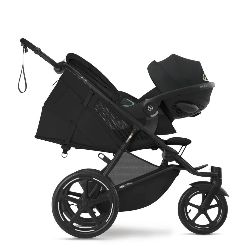 copy of Važiuoklė Cybex Priam V4 Chrome Black su juoda rankena