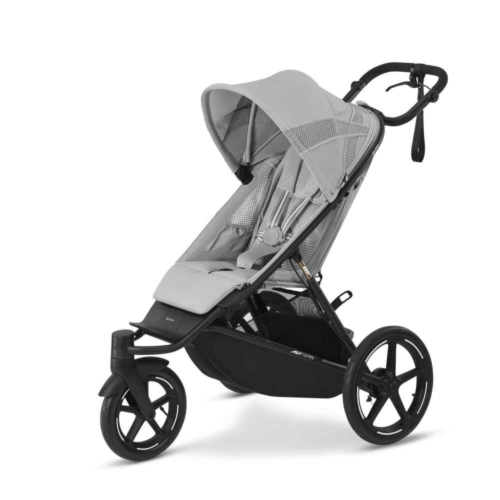copy of Važiuoklė Cybex Priam V4 Chrome Black su juoda rankena