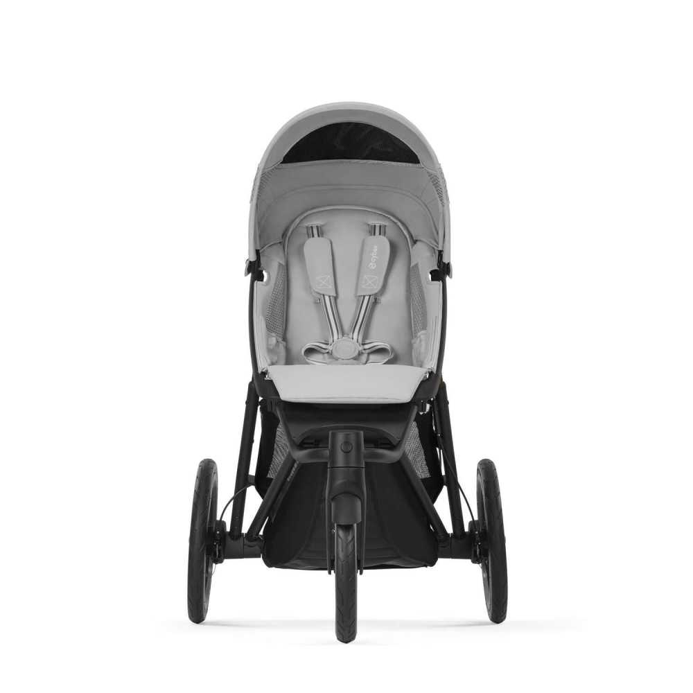 copy of Važiuoklė Cybex Priam V4 Chrome Black su juoda rankena