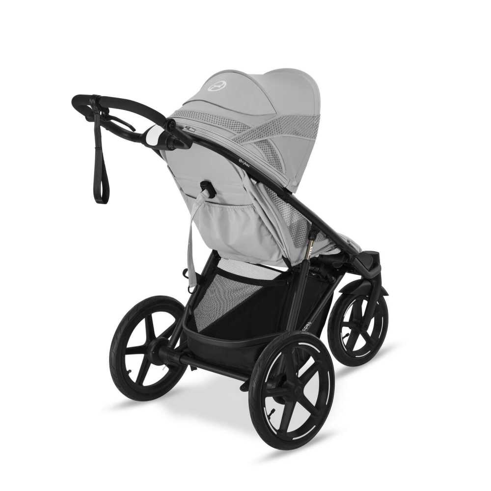 copy of Važiuoklė Cybex Priam V4 Chrome Black su juoda rankena
