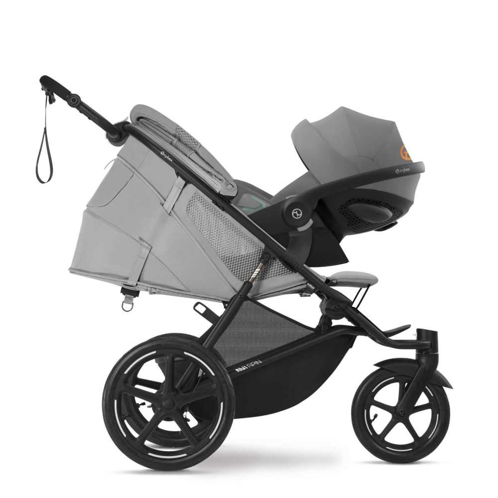 copy of Važiuoklė Cybex Priam V4 Chrome Black su juoda rankena