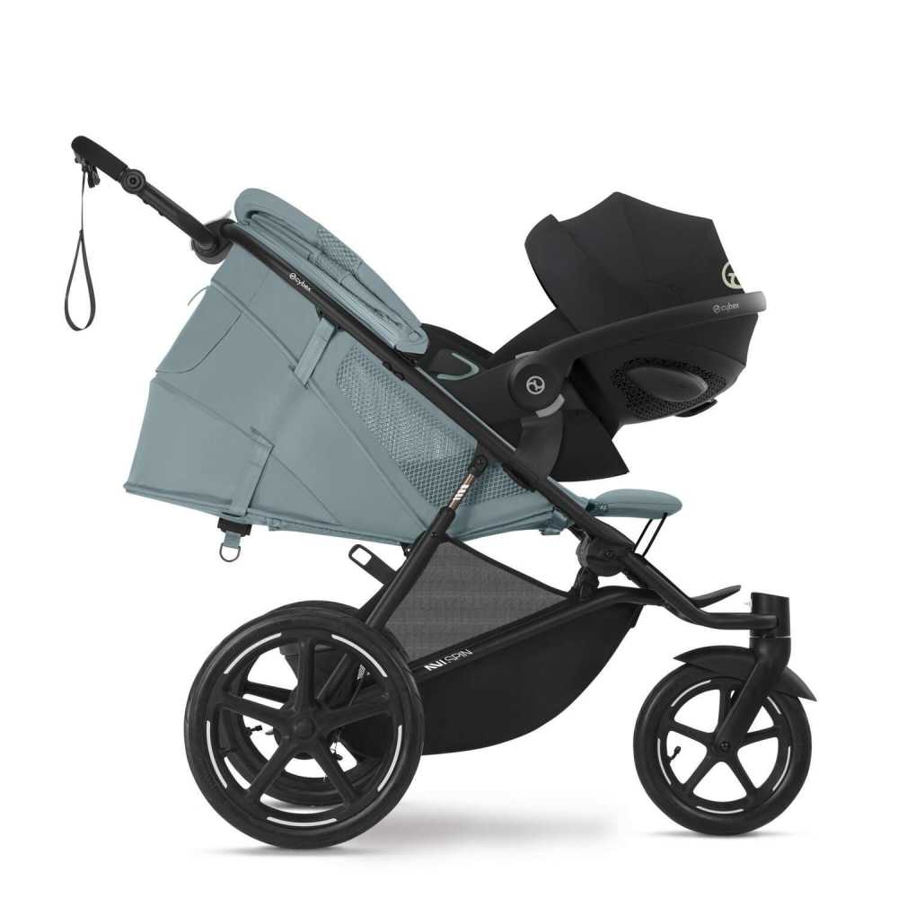 copy of Važiuoklė Cybex Priam V4 Chrome Black su juoda rankena