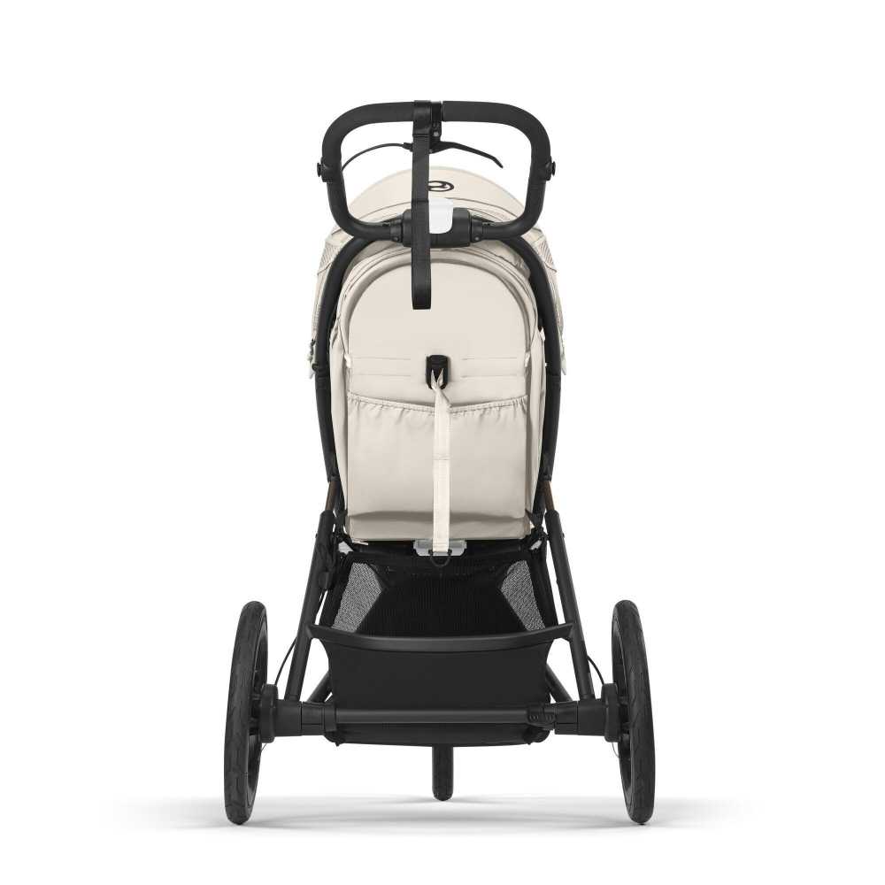 Sportinis vežimėlis Cybex Avi Spin BLK, Seashell Beige-Vaikiški vežimėliai, Vežimėliai bėgimui-e-vaikas