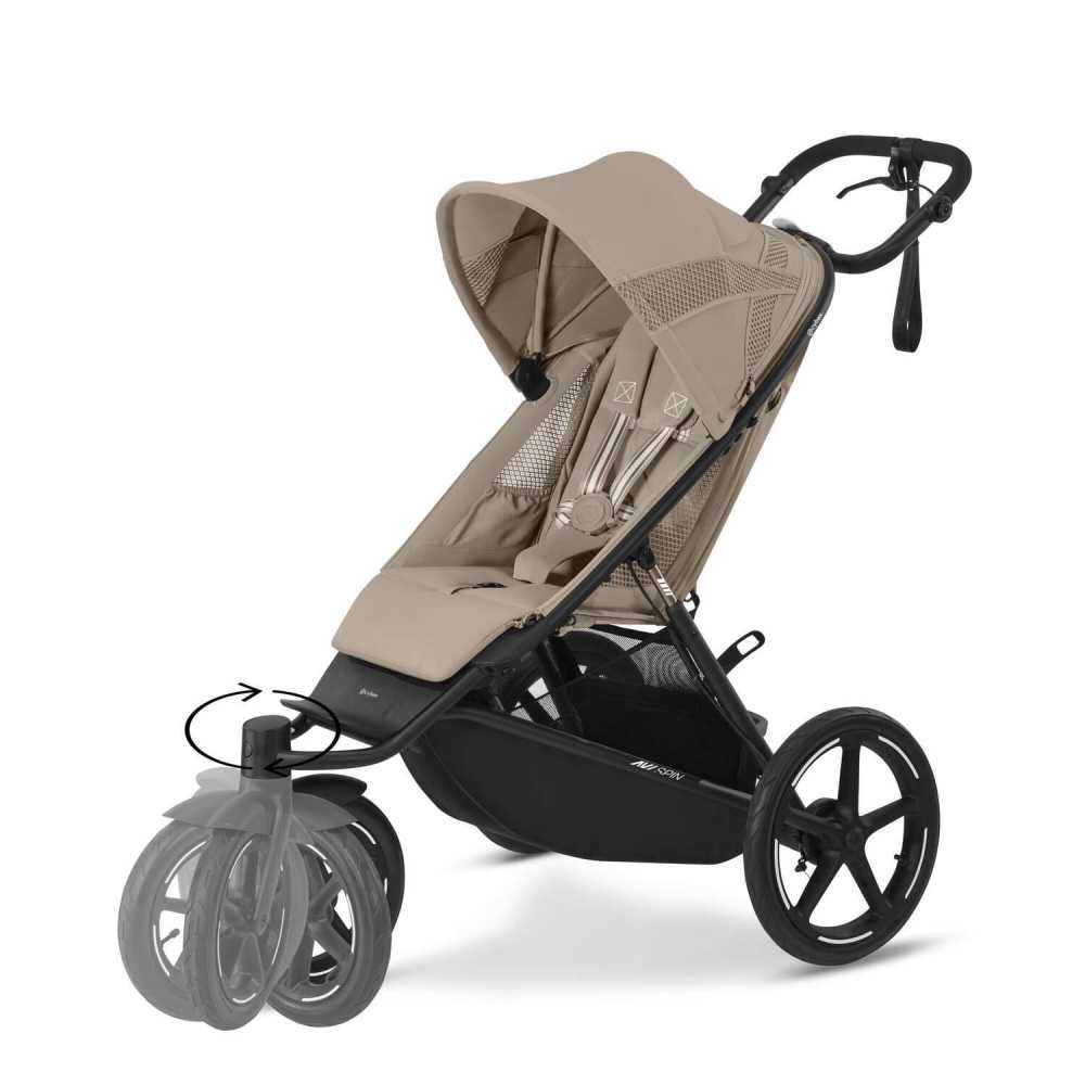 copy of Važiuoklė Cybex Priam V4 Chrome Black su juoda rankena