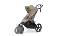 Sportinis vežimėlis Cybex Avi Spin BLK, Almond Beige-Vaikiški vežimėliai, Vežimėliai bėgimui-e-vaikas