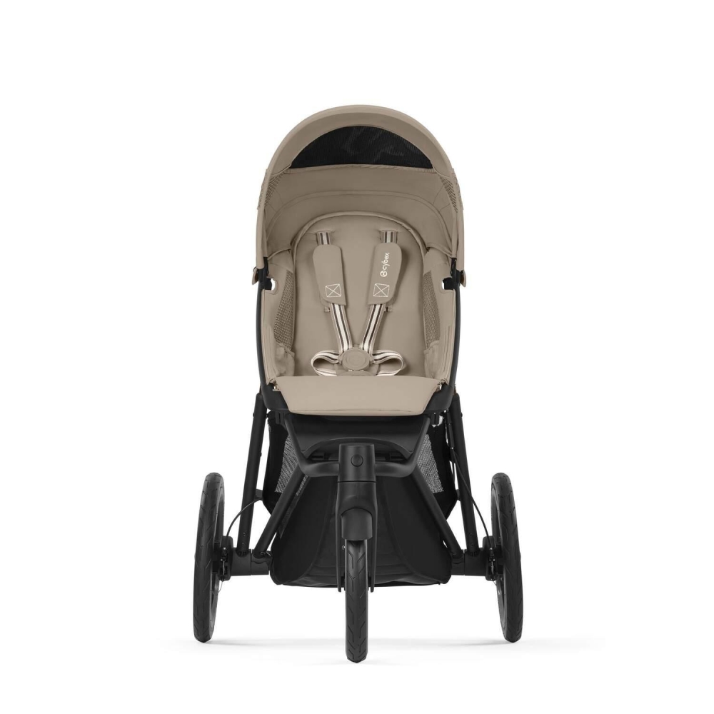 Sportinis vežimėlis Cybex Avi Spin BLK, Almond Beige-Vaikiški vežimėliai, Vežimėliai bėgimui-e-vaikas