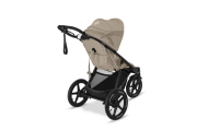 Sportinis vežimėlis Cybex Avi Spin BLK, Almond Beige-Vaikiški vežimėliai, Vežimėliai bėgimui-e-vaikas