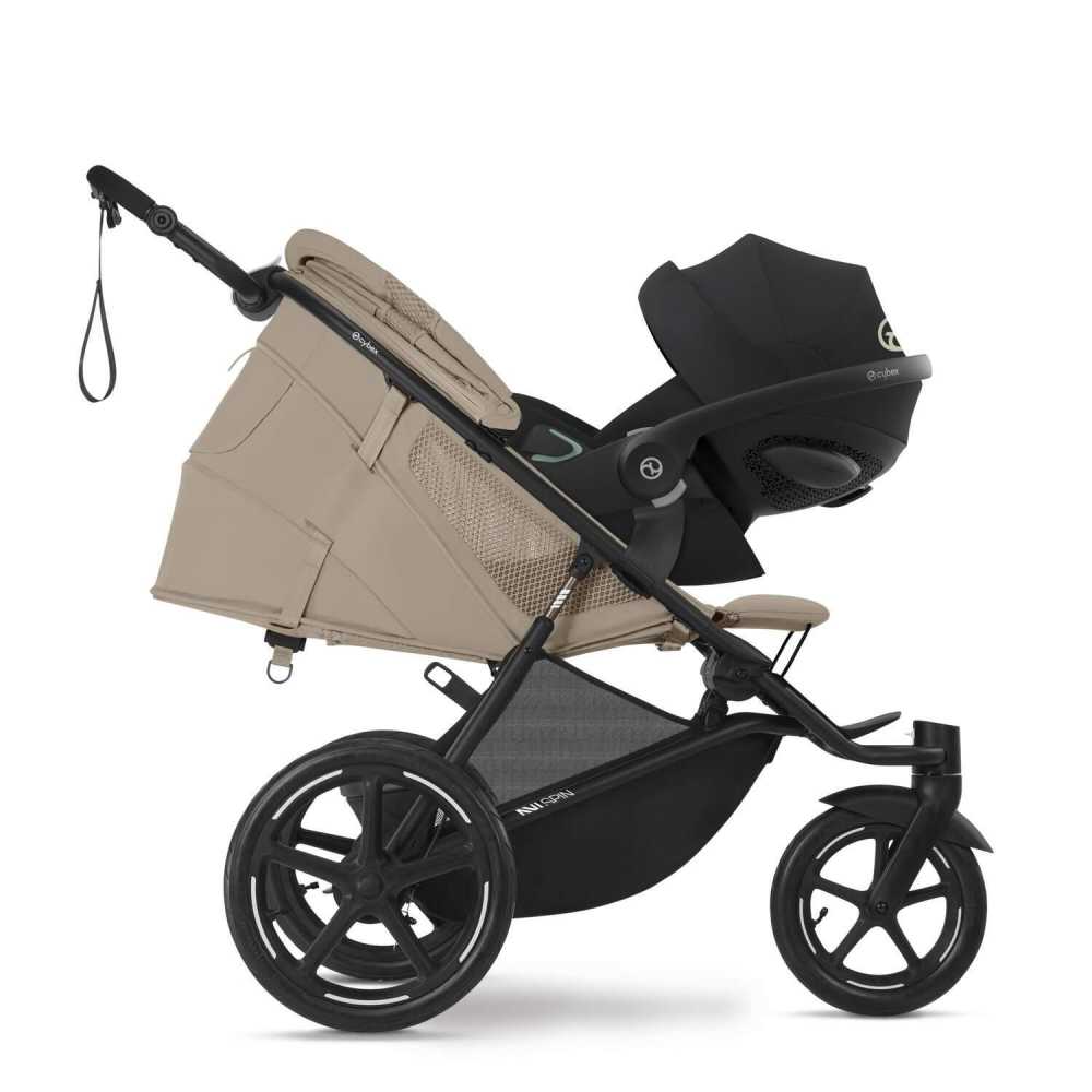 copy of Važiuoklė Cybex Priam V4 Chrome Black su juoda rankena