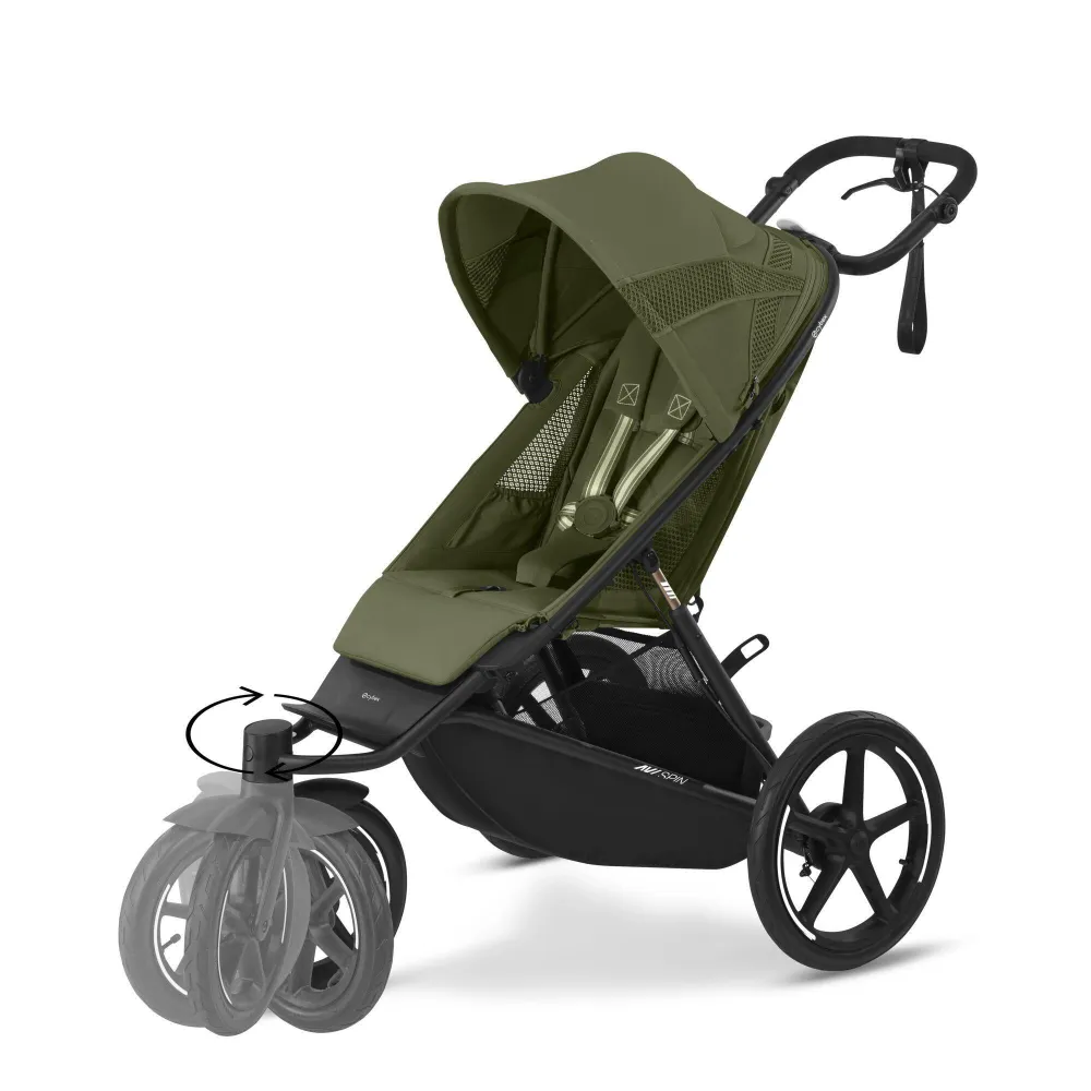 copy of Važiuoklė Cybex Priam V4 Chrome Black su juoda rankena