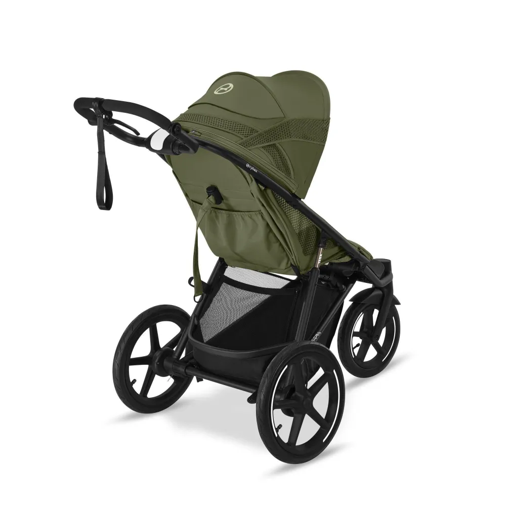 copy of Važiuoklė Cybex Priam V4 Chrome Black su juoda rankena