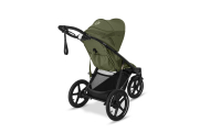 Sportinis vežimėlis Cybex Avi Spin BLK, Moss Green-Vaikiški vežimėliai, Vežimėliai bėgimui-e-vaikas