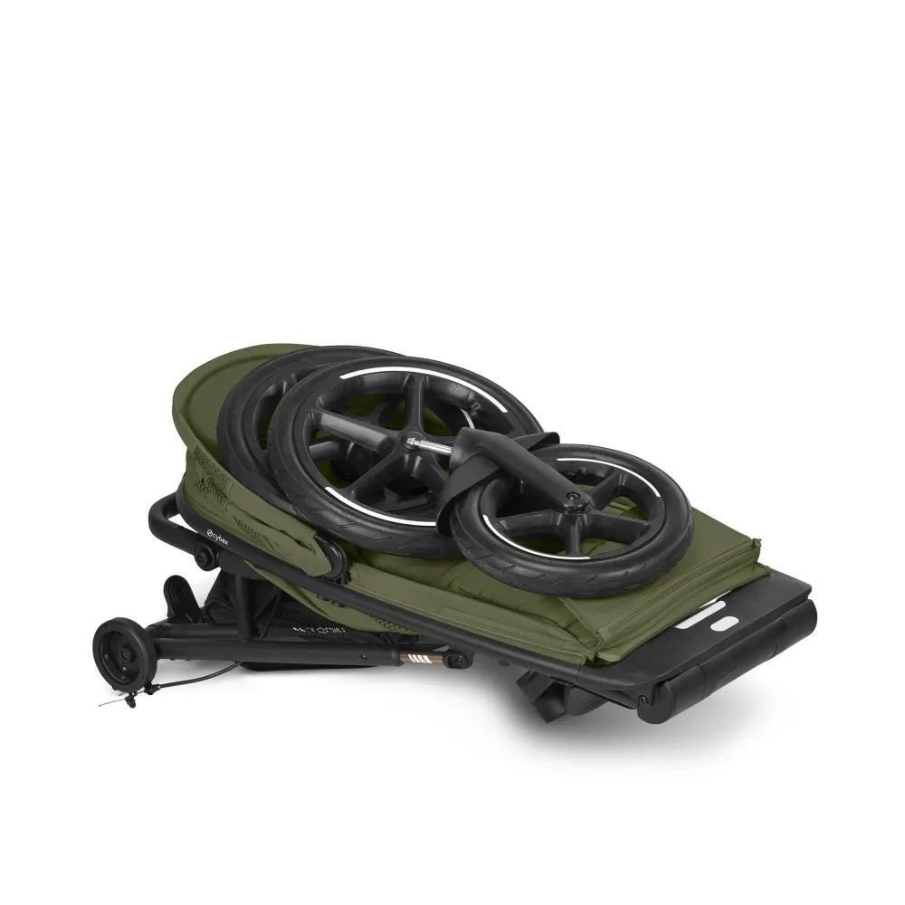 copy of Važiuoklė Cybex Priam V4 Chrome Black su juoda rankena