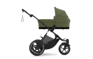 Sportinis vežimėlis Cybex Avi Spin BLK, Moss Green-Vaikiški vežimėliai, Vežimėliai bėgimui-e-vaikas