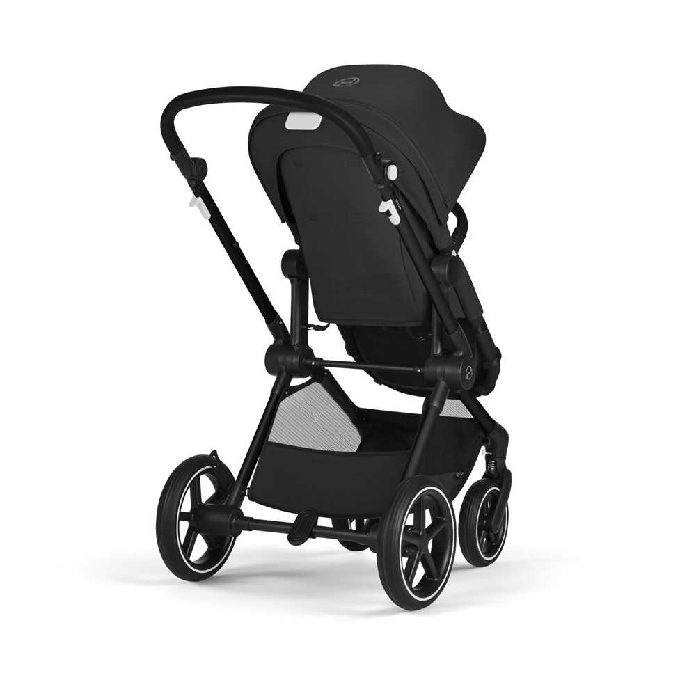 copy of Važiuoklė Cybex Priam V4 Chrome Black su juoda rankena