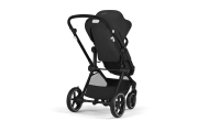 copy of Važiuoklė Cybex Priam V4 Chrome Black su juoda rankena