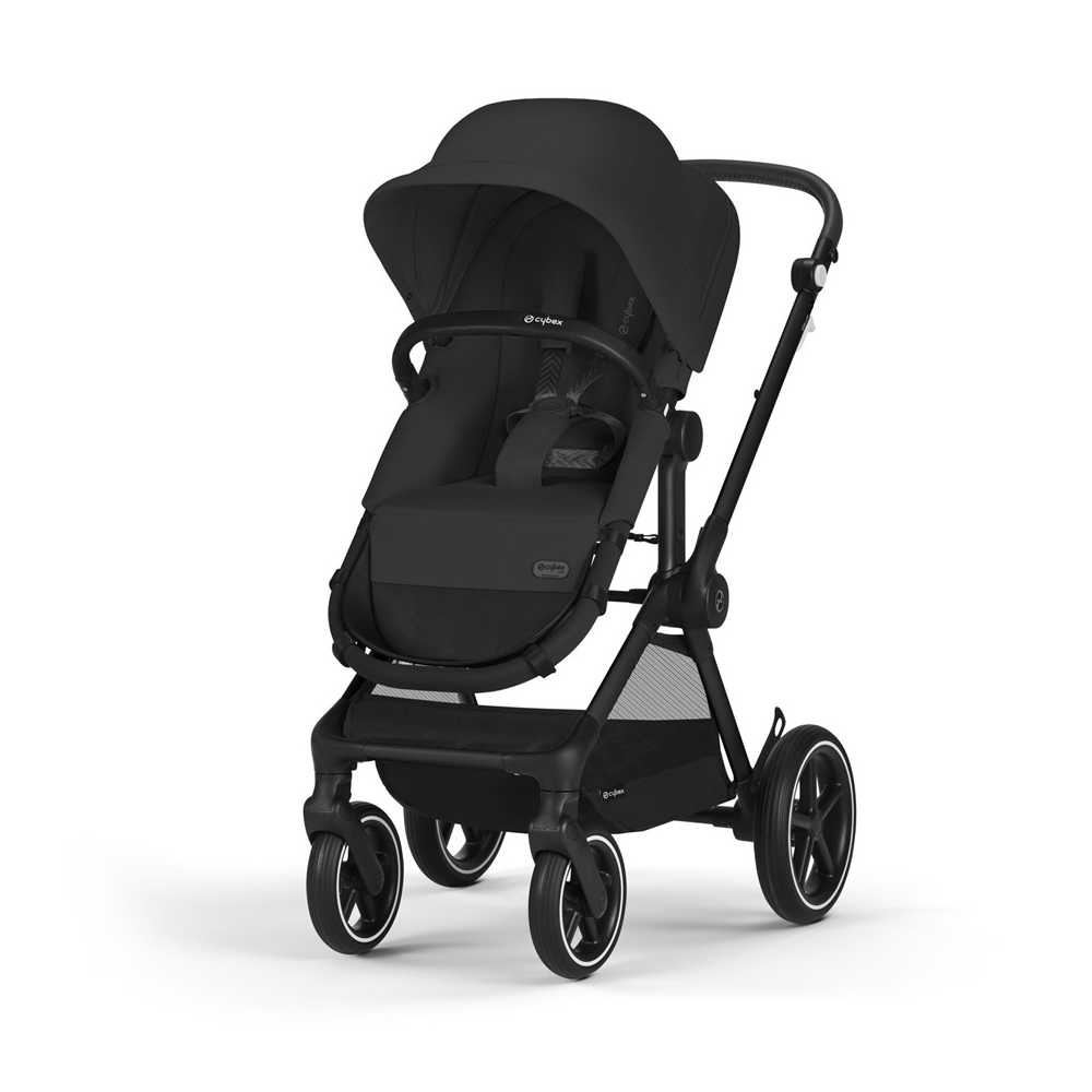 copy of Važiuoklė Cybex Priam V4 Chrome Black su juoda rankena