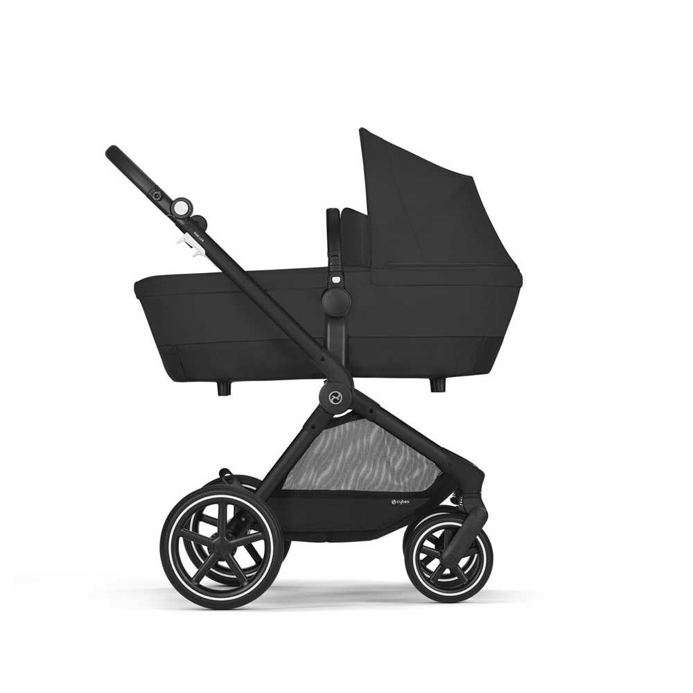 copy of Važiuoklė Cybex Priam V4 Chrome Black su juoda rankena