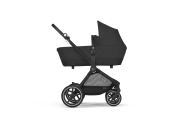 copy of Važiuoklė Cybex Priam V4 Chrome Black su juoda rankena
