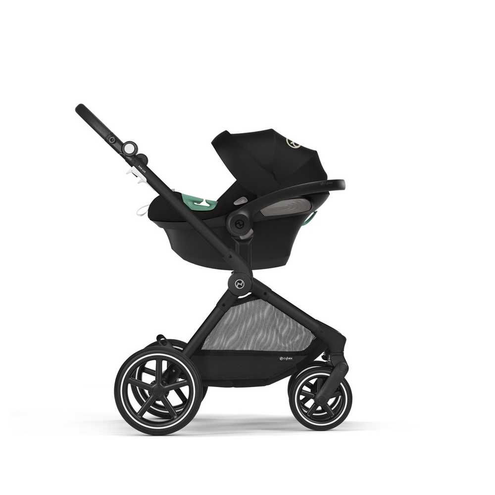 copy of Važiuoklė Cybex Priam V4 Chrome Black su juoda rankena