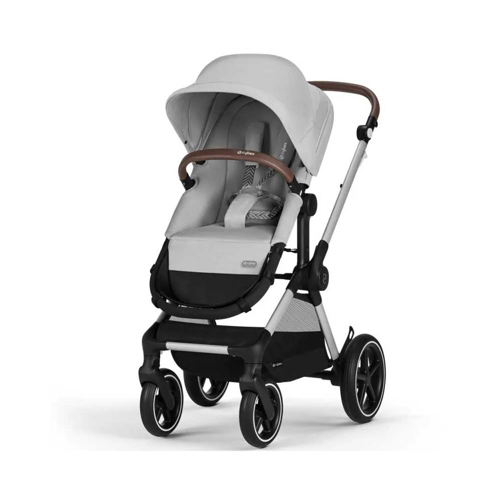 copy of Važiuoklė Cybex Priam V4 Chrome Black su juoda rankena