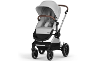 copy of Važiuoklė Cybex Priam V4 Chrome Black su juoda rankena