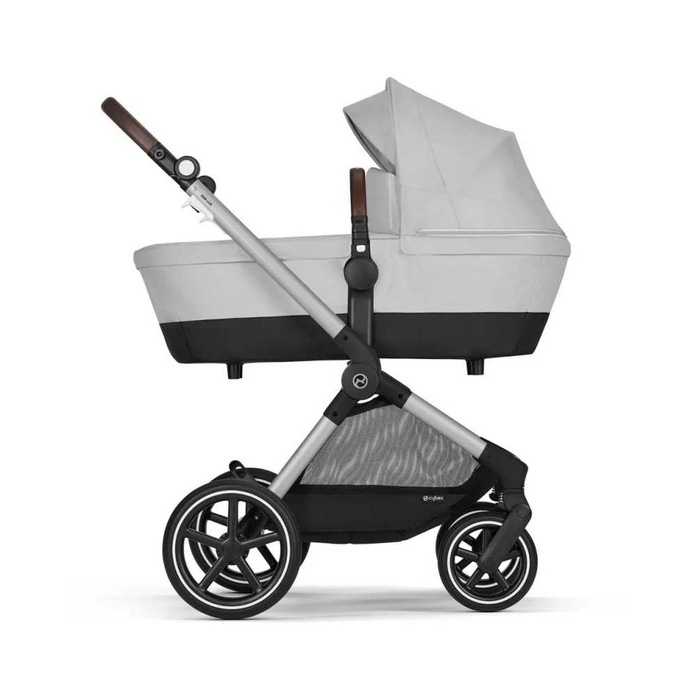 copy of Važiuoklė Cybex Priam V4 Chrome Black su juoda rankena