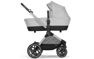 copy of Važiuoklė Cybex Priam V4 Chrome Black su juoda rankena