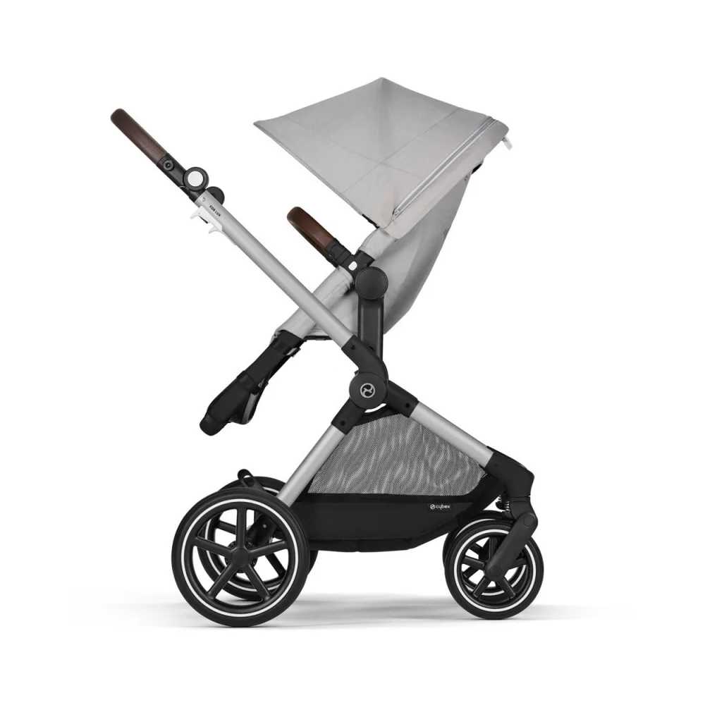 copy of Važiuoklė Cybex Priam V4 Chrome Black su juoda rankena