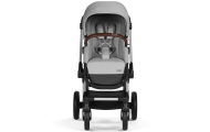 copy of Važiuoklė Cybex Priam V4 Chrome Black su juoda rankena