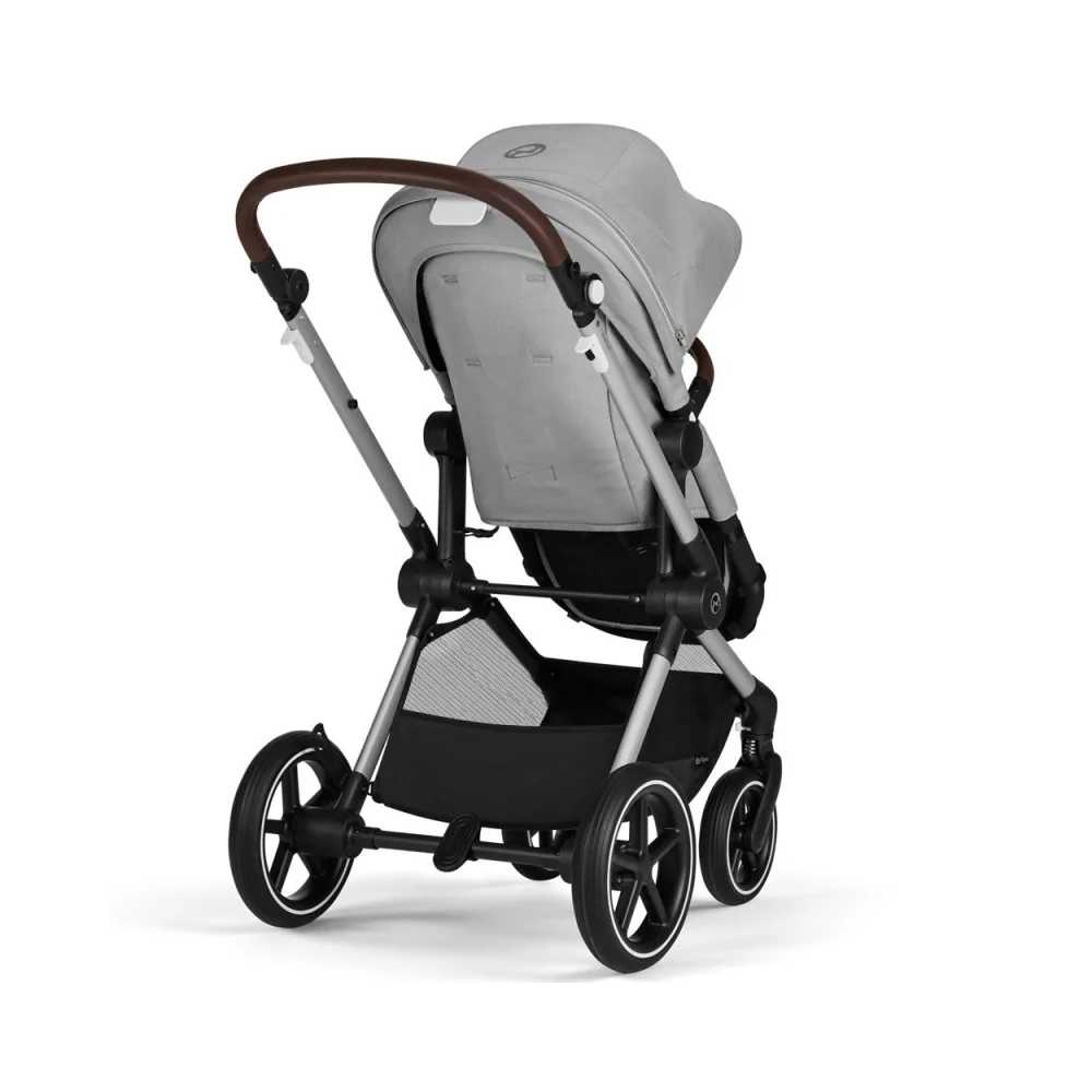 copy of Važiuoklė Cybex Priam V4 Chrome Black su juoda rankena