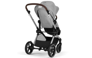 copy of Važiuoklė Cybex Priam V4 Chrome Black su juoda rankena