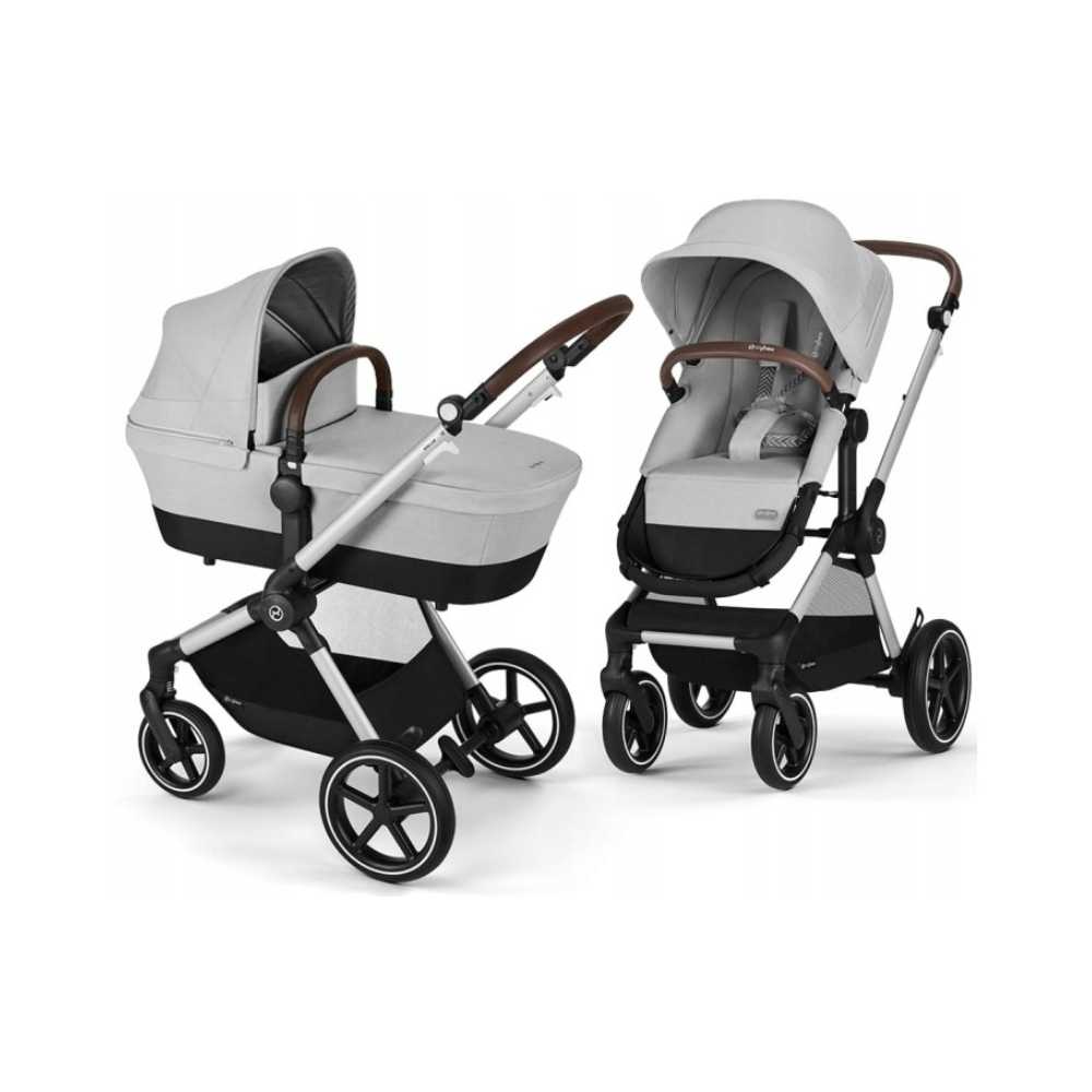 copy of Važiuoklė Cybex Priam V4 Chrome Black su juoda rankena