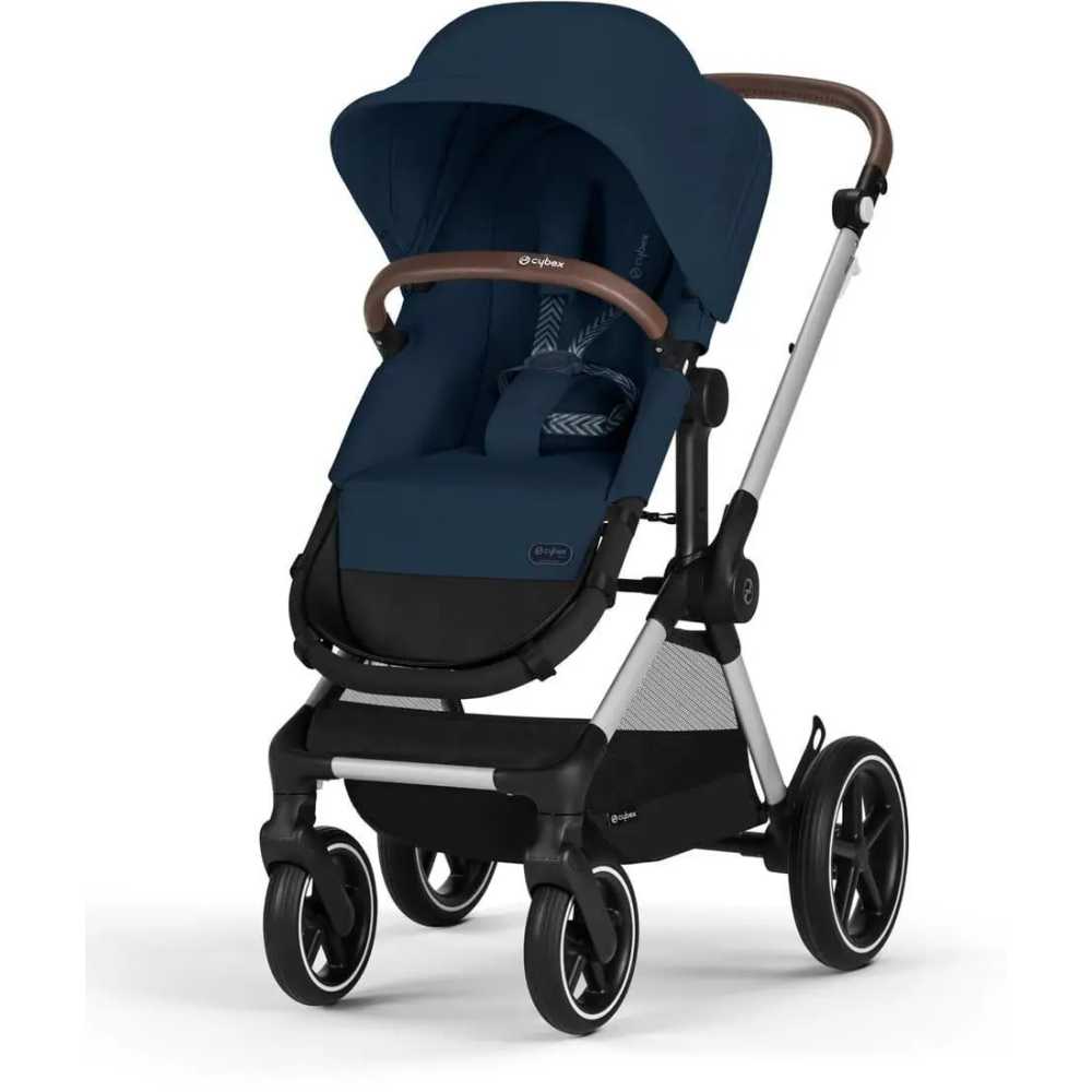 copy of Važiuoklė Cybex Priam V4 Chrome Black su juoda rankena