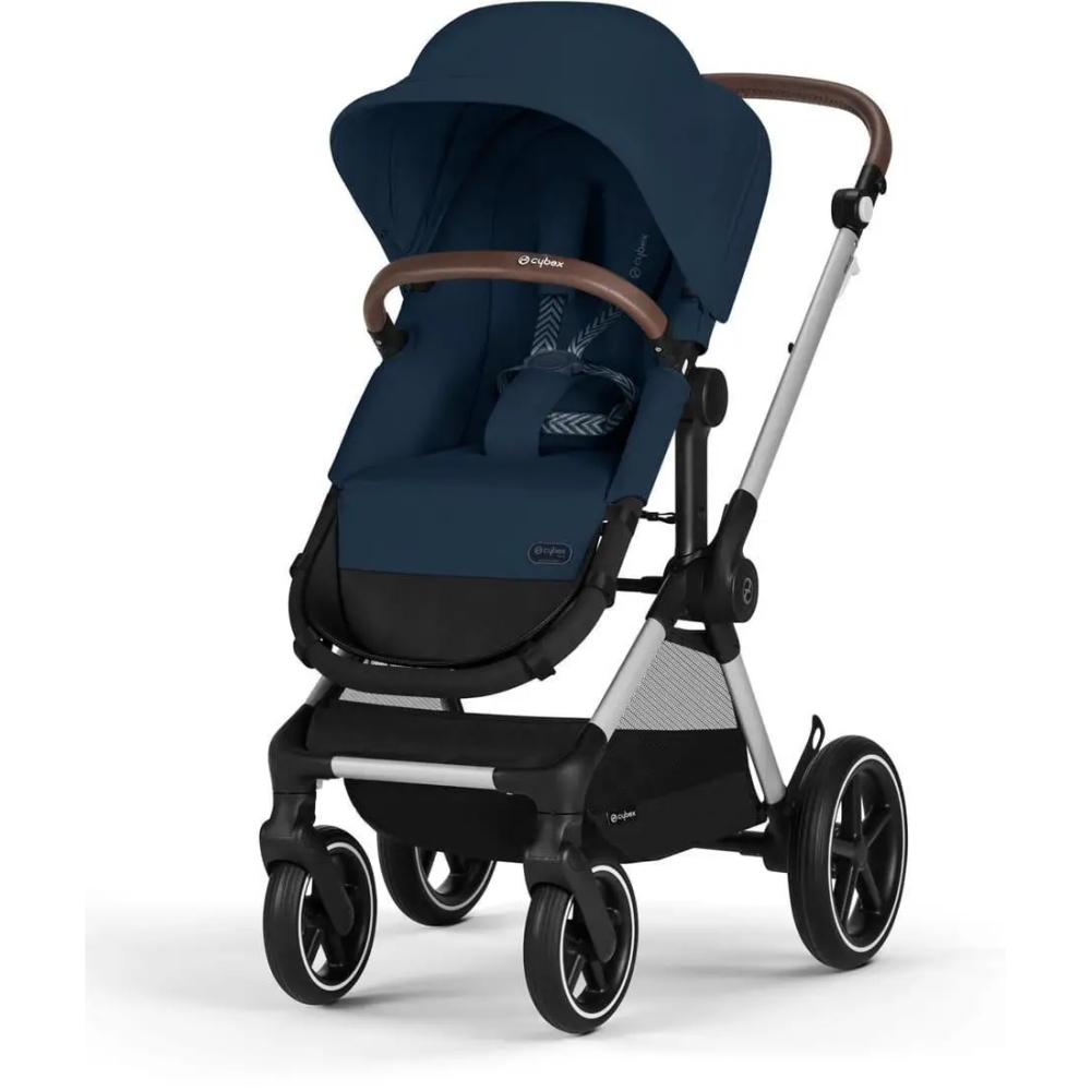 copy of Važiuoklė Cybex Priam V4 Chrome Black su juoda rankena