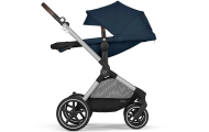copy of Važiuoklė Cybex Priam V4 Chrome Black su juoda rankena