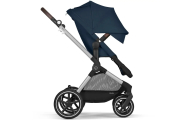 copy of Važiuoklė Cybex Priam V4 Chrome Black su juoda rankena