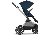 copy of Važiuoklė Cybex Priam V4 Chrome Black su juoda rankena